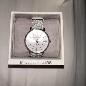 MK sparkly band watch